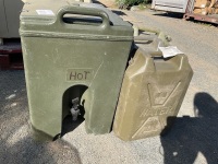 Army Esky and Water Containers - 4