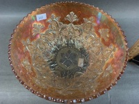 Early Marigold Carnival Glass Bowl - 2
