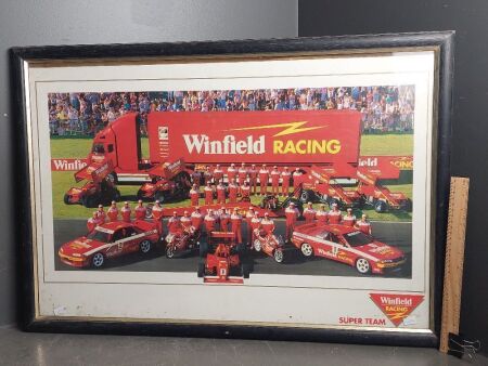 Nissan Winfield Racing Framed Print