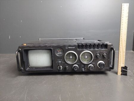 Vintage National Brand TV - Radio - Cassette Recoder - Unsure of Working Order