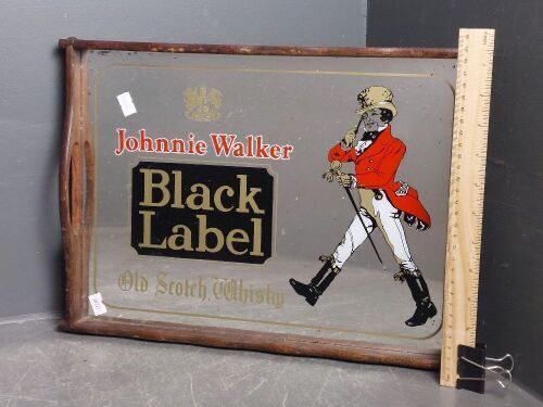 Johnnie Walker Black Label Advertsing Tray