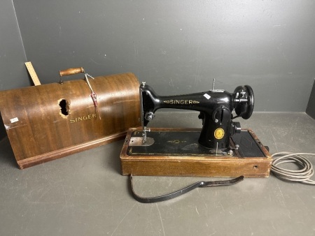 Antique Singer Sewing Machine serial EH452336