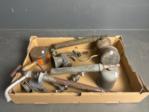 Mixed lot of Metal Sprayers, Grinder & misc