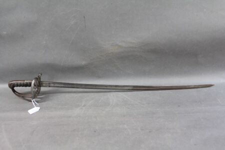 Antique 1890 British Rifles Regiment Sword. Proofed in London