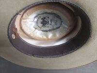 2 Felt Hats (Royal Stetson AU, Statesman AU), 1 Leather Hat (AU) and 1 Canvas Hat - 3