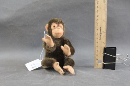 Vintage Steiff Jocko The Monkey Toy with Ear Tag 0020/16