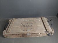 Wooden Ammunition Crate with Rope Handles - 2