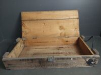 Wooden Ammunition Crate with Rope Handles - 3