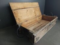 Wooden Ammunition Crate with Rope Handles - 4