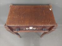 Interesting Side Table (possibly former radio) - marked inside Beale Cabinet - 2