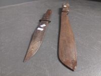 Army Knife & Elwell 1956 kz18731 Machete in Holster - 3