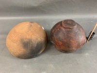 2 Vintage PNG Pottery Bowls - 4