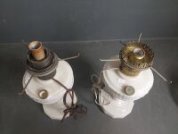 Pair of Retro Fitted Kerosene Lantern - 4