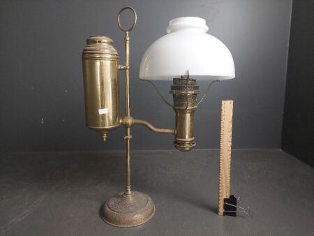 Victorian Adjustable Student Oil Lamp