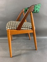 Re-Upholstered Mid Century Danish Teak Kai Kristensen Dining Chair Model 31 - 3