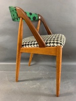 Re-Upholstered Mid Century Danish Teak Kai Kristensen Dining Chair Model 31 - 4