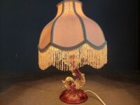 Art Deco Glass Fish Table Lamp - 2