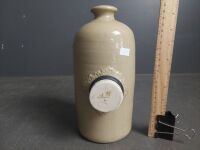 Antique Stone Ware Hot Water Bottle