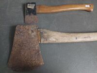 Axe, Hatchet & Wooden Box - 2