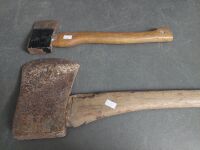 Axe, Hatchet & Wooden Box - 3