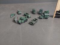 Lot of Lesney (Eng) Military Diecast Model Cars and Trucks