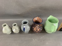 Collection of 5 Ceramic Jugs inc. German, Australian, Spanish - 5