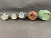 Collection of 5 Ceramic Jugs inc. German, Australian, Spanish - 6