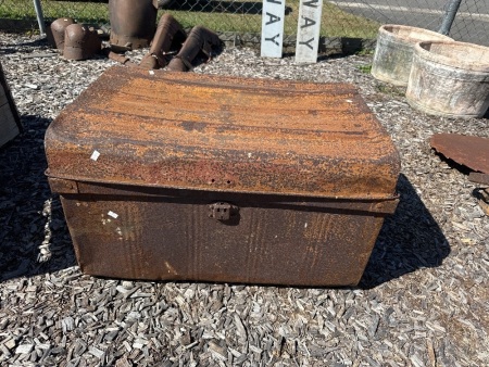 Vintage Metal Trunk