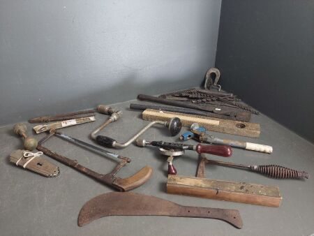 Assorted Lot of Vintage Hand Tools