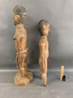 Pair of Vintage Carved PNG Fertility Figures - As Is - 3