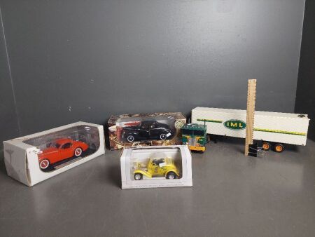 Collection of Model Cars and Toy Truck