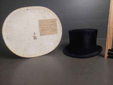 Moss Bros. Formal Top Hat in Box