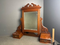 Antique Table Top Vanity Mirror