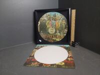 Framed Beatles Sargent Peppers Lonely Hearts Club Band Picture Disc & Original Cover