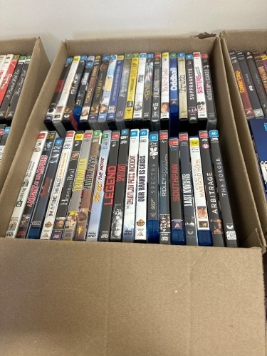 Box of Assorted DVDs