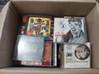 Box of Assorted Cds & Dvds 