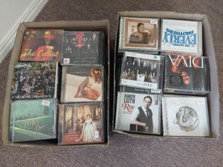 Box of Assorted Cds