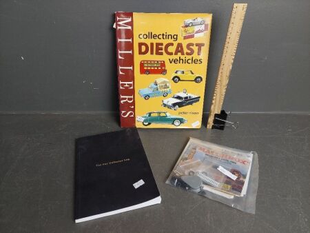 Millers Collecting Diecast Vehicles Book, Toy Car Collectors Log & Matchbox Collectors Guide