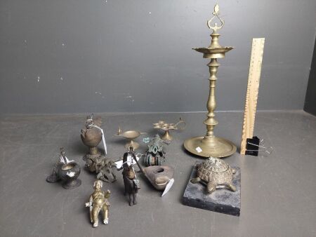 Mixed Brass & Copper Ethnic Lot