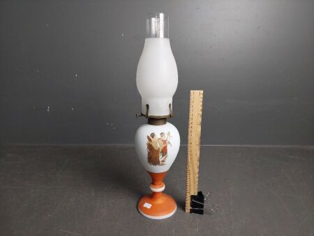 Grecian Style Vintage Oil Lamp