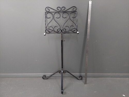 Ornate Metal Adjustable Music Holder / Stand