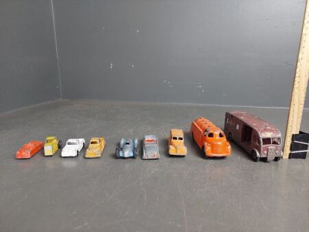 Assorted Die Cast Models - Dinky, Tootsy Toy, and Midgetoy