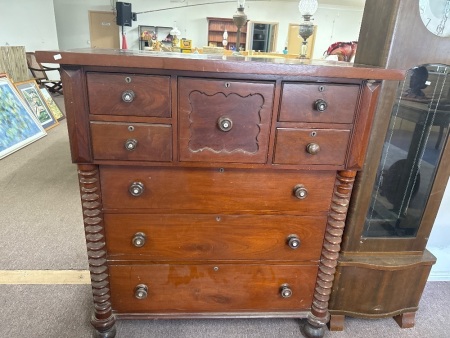 Solid Antique Chest of Drawers