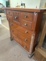 Solid Antique Chest of Drawers - 3