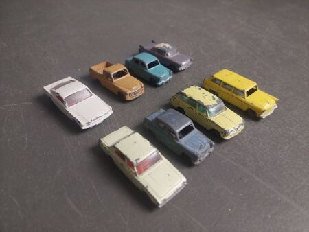 8 Lesney Die Cast Model Cars