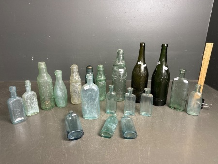 Selection of Mixed Collecatble Bottles