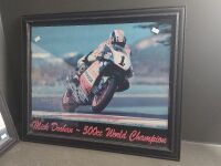 2 Framed Australian Racing Posters - Team Brock, Mick Doohan - 2