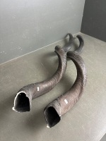 Pair of XXL South African Kudu Horns - 127cm - 3