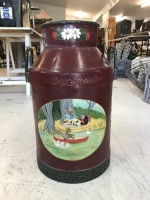 Wind in the Willows Painted Cream Can