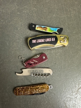 5 Assorted Pocket Knives